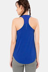 Amante Anti Microbial Fitted Tanks - Lazuli Blue — thumbnail 3